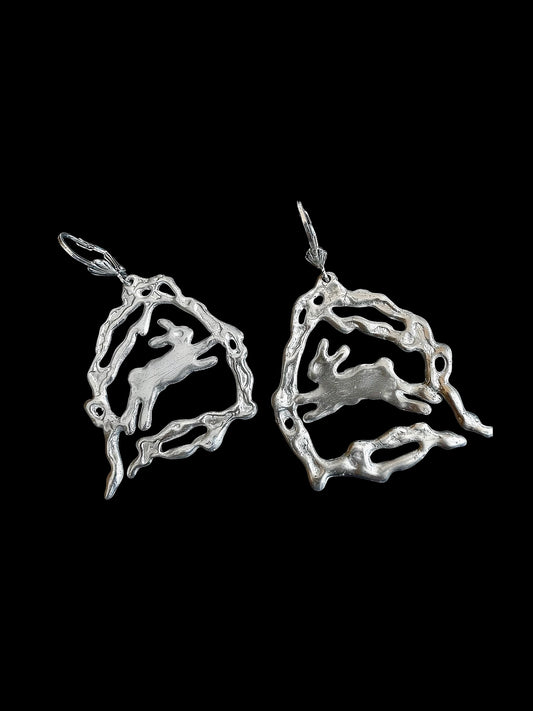 Hares earrings