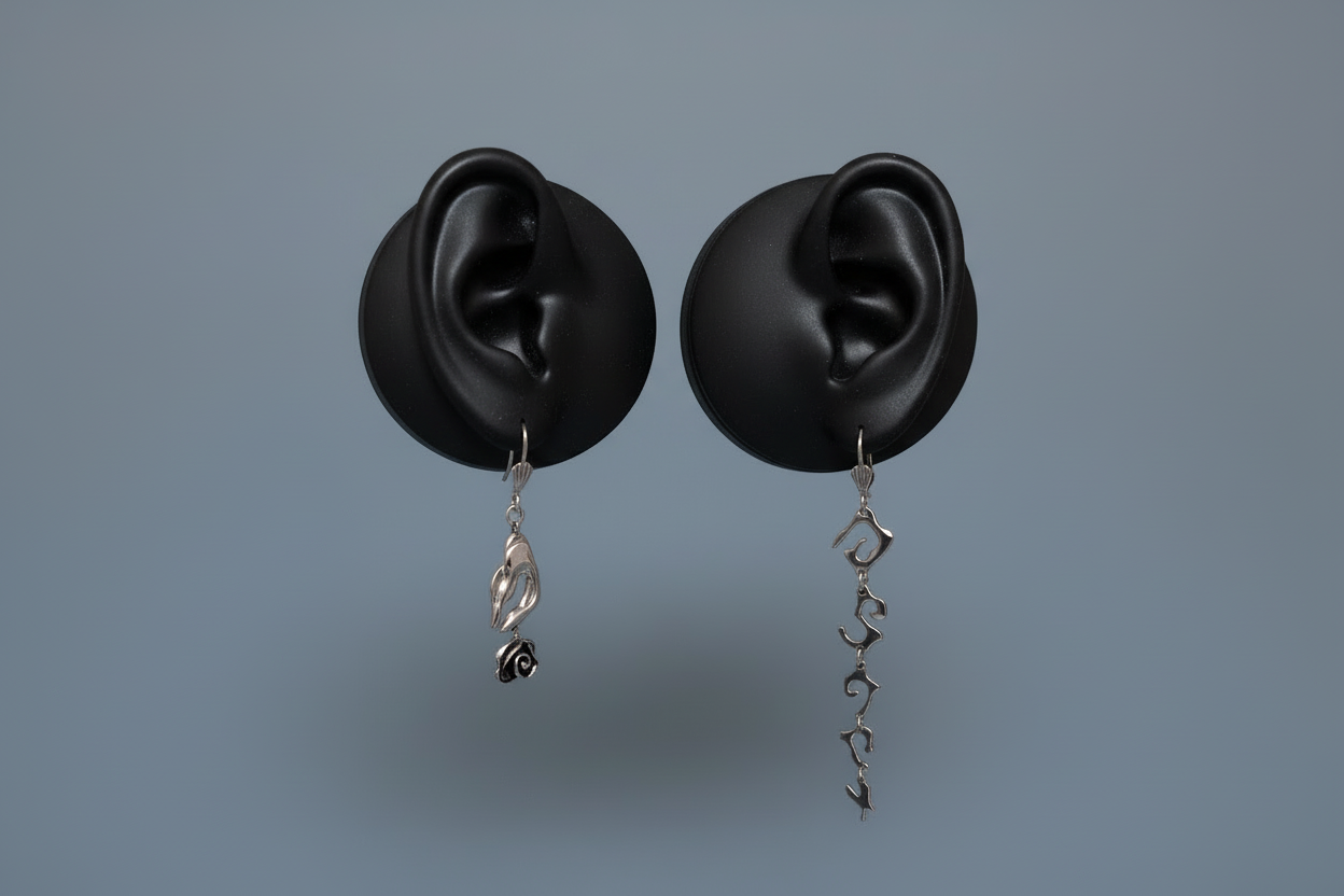 Boucles d'oreilles Oméga