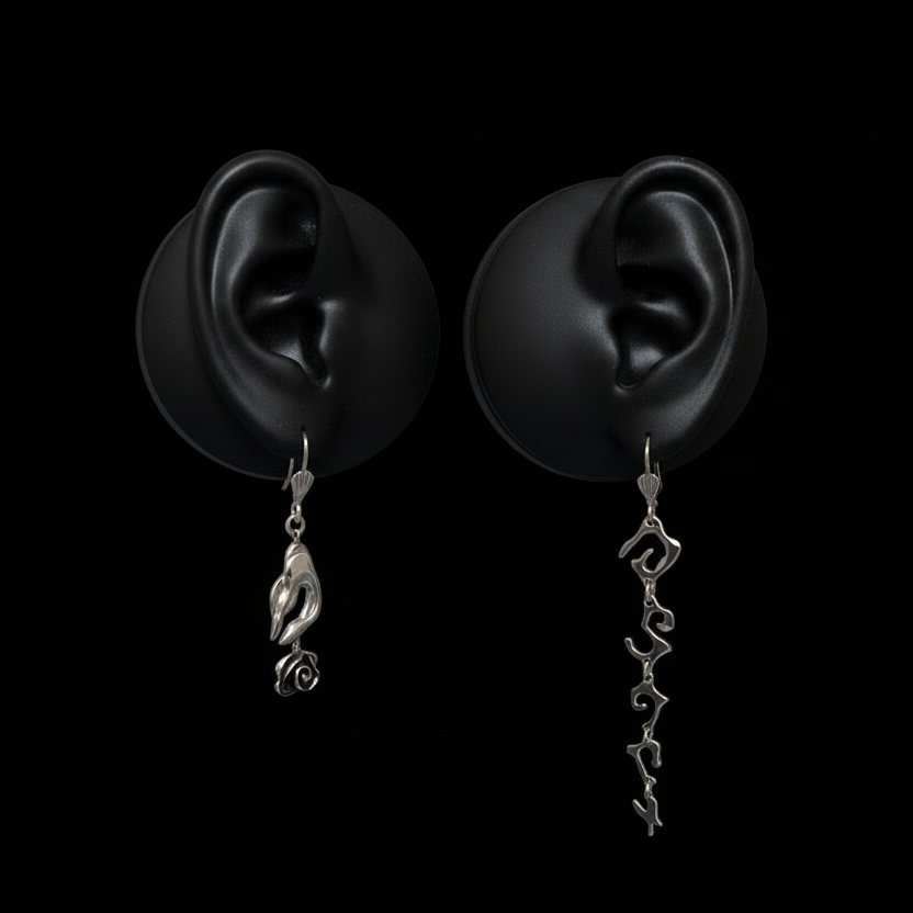 Boucles d'oreilles Oméga