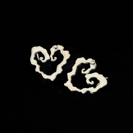 Menhir cuff earrings