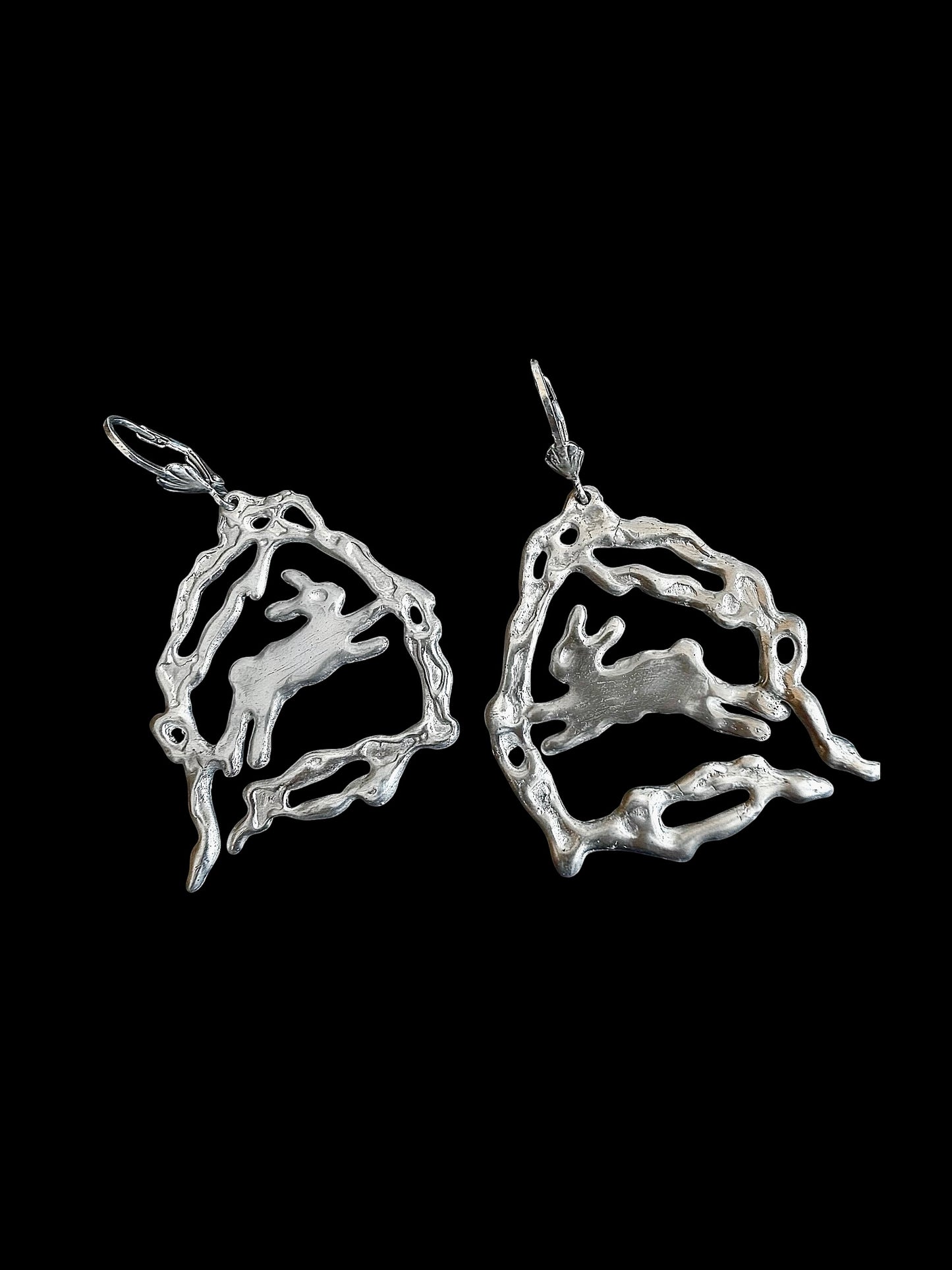 Hares earrings