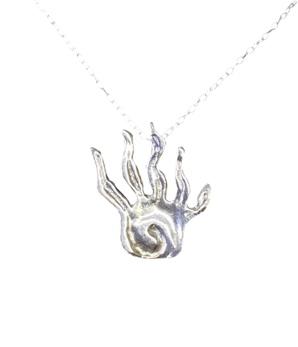 Flame necklace