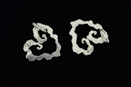 Menhir cuff earrings