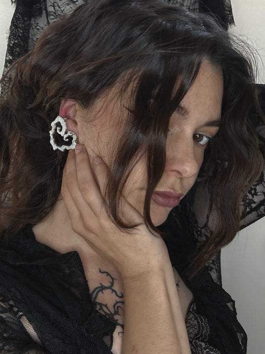 Menhir cuff earrings