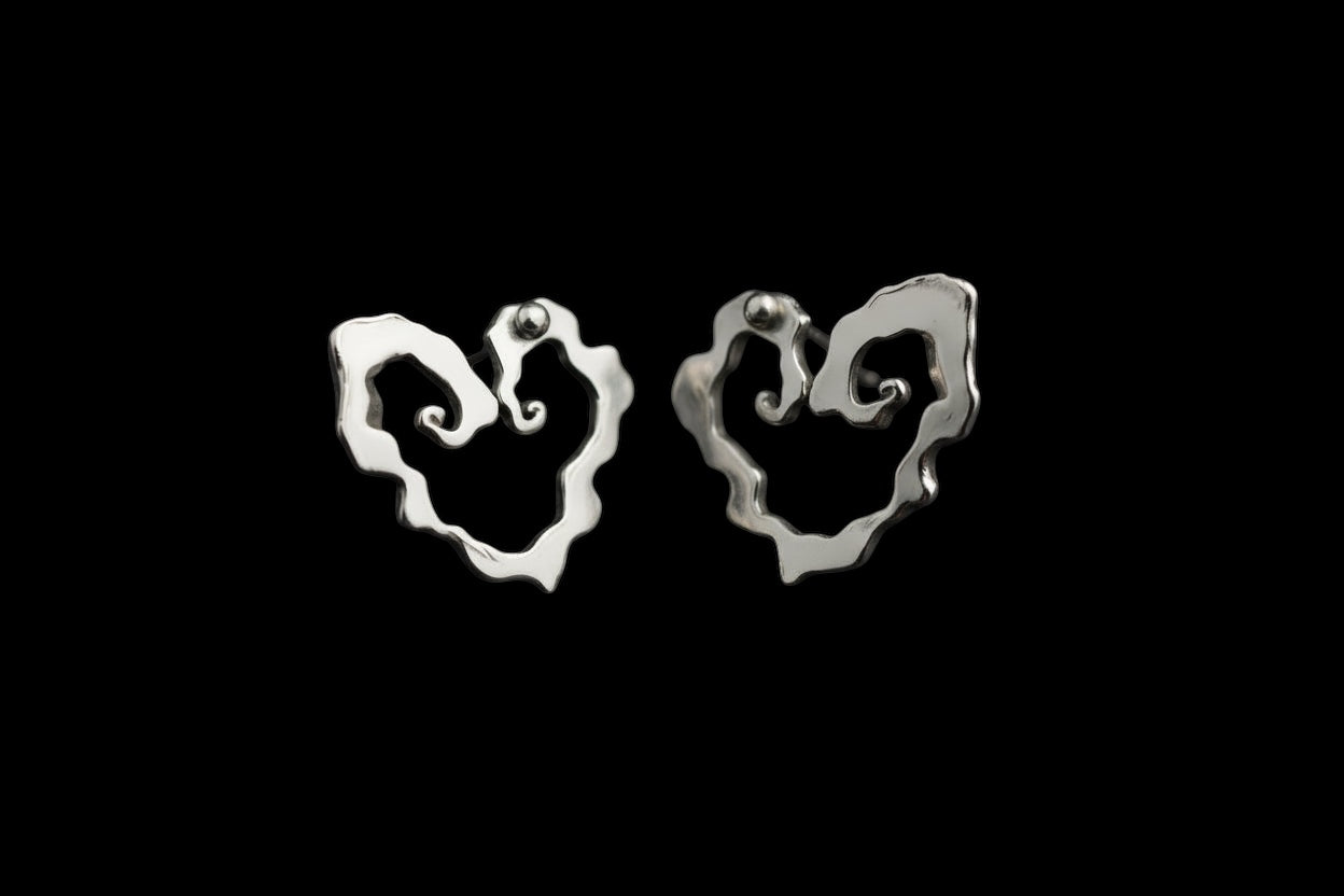 Menhir cuff earrings